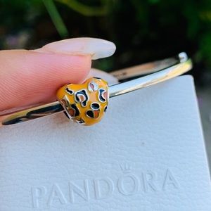 Pandora Spotted Heart Charm